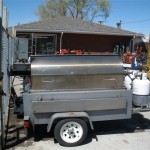 homeowners equipment towable gas barbeque