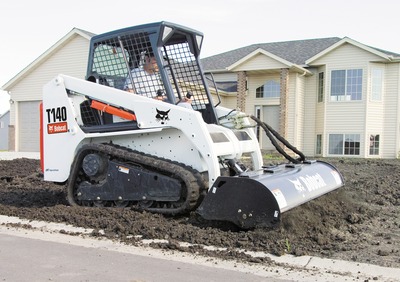 Bobcat Tiller attachment and weed mower or brush attachment